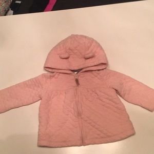 Soft Pink Waffle Coat